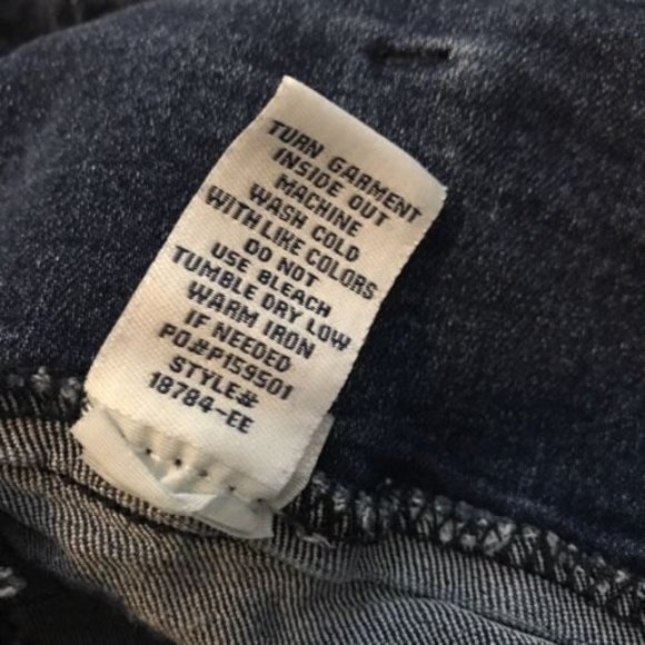 Almost Famous Button Fly Zip High Rise Skinny Jeans Size 11 Stretch Y2K 28x30 - Picture 11 of 11